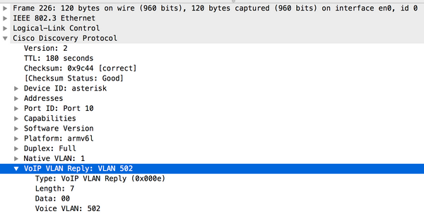 Cisco IP Phones: Spoofing CDP to use VOIP VLAN on an unmanaged network